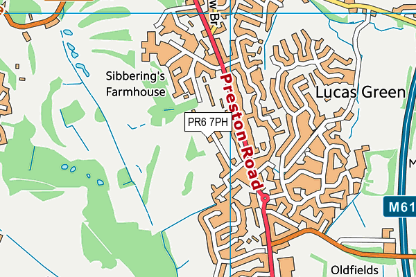 PR6 7PH map - OS VectorMap District (Ordnance Survey) PR6 7PH map - OS VectorMap District (Ordnance Survey)