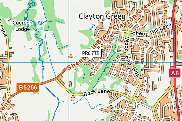 PR6 7TB map - OS VectorMap District (Ordnance Survey) PR6 7TB map - OS VectorMap District (Ordnance Survey)