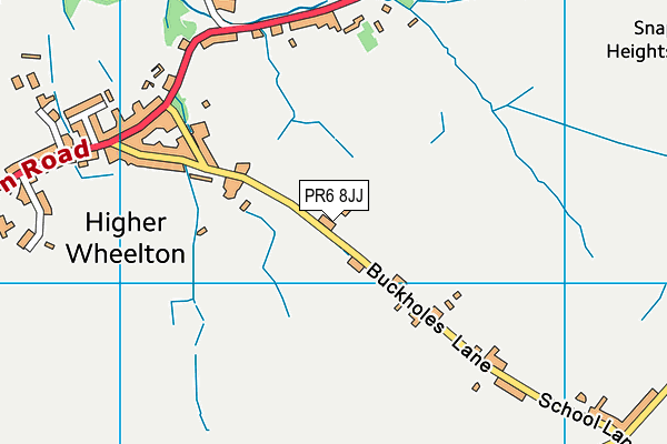 PR6 8JJ map - OS VectorMap District (Ordnance Survey) PR6 8JJ map - OS VectorMap District (Ordnance Survey)