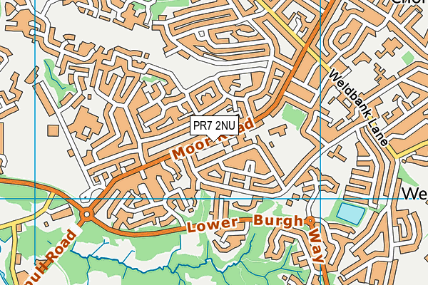PR7 2NU map - OS VectorMap District (Ordnance Survey) PR7 2NU map - OS VectorMap District (Ordnance Survey)