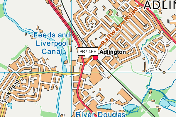 PR7 4EH map - OS VectorMap District (Ordnance Survey) PR7 4EH map - OS VectorMap District (Ordnance Survey)