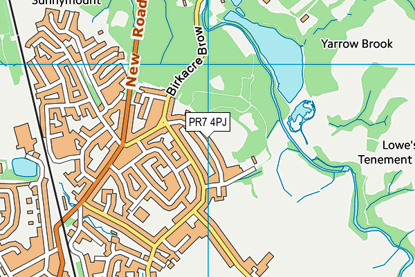 PR7 4PJ map - OS VectorMap District (Ordnance Survey) PR7 4PJ map - OS VectorMap District (Ordnance Survey)