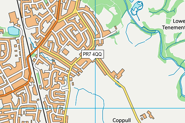 PR7 4QQ map - OS VectorMap District (Ordnance Survey) PR7 4QQ map - OS VectorMap District (Ordnance Survey)