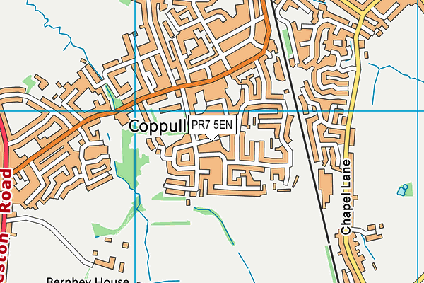 PR7 5EN map - OS VectorMap District (Ordnance Survey) PR7 5EN map - OS VectorMap District (Ordnance Survey)