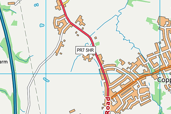 PR7 5HR map - OS VectorMap District (Ordnance Survey) PR7 5HR map - OS VectorMap District (Ordnance Survey)