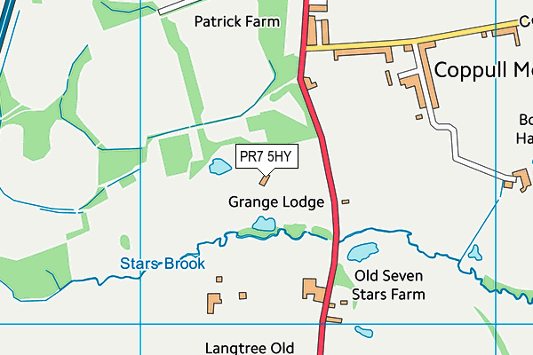 PR7 5HY map - OS VectorMap District (Ordnance Survey) PR7 5HY map - OS VectorMap District (Ordnance Survey)
