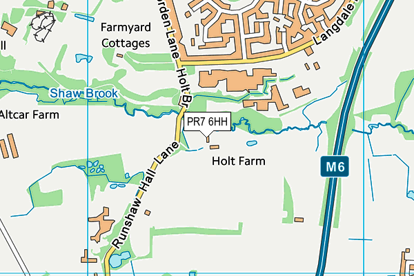 PR7 6HH map - OS VectorMap District (Ordnance Survey) PR7 6HH map - OS VectorMap District (Ordnance Survey)