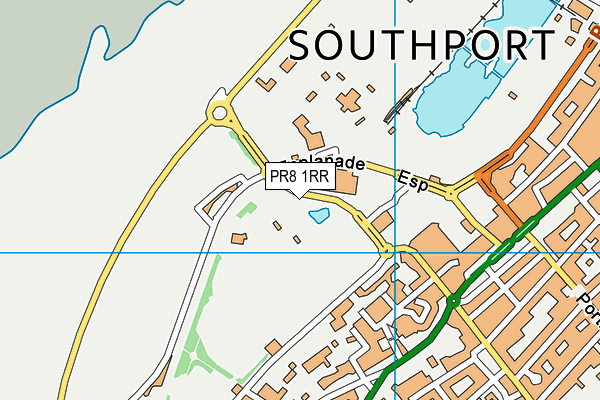 PR8 1RR map - OS VectorMap District (Ordnance Survey) PR8 1RR map - OS VectorMap District (Ordnance Survey)