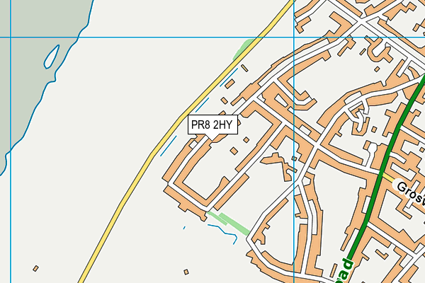 PR8 2HY map - OS VectorMap District (Ordnance Survey) PR8 2HY map - OS VectorMap District (Ordnance Survey)