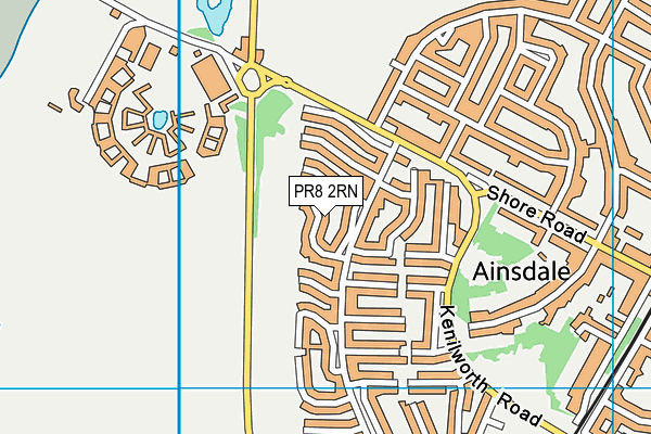 PR8 2RN map - OS VectorMap District (Ordnance Survey) PR8 2RN map - OS VectorMap District (Ordnance Survey)
