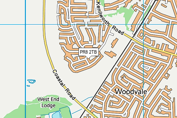 PR8 2TB map - OS VectorMap District (Ordnance Survey) PR8 2TB map - OS VectorMap District (Ordnance Survey)