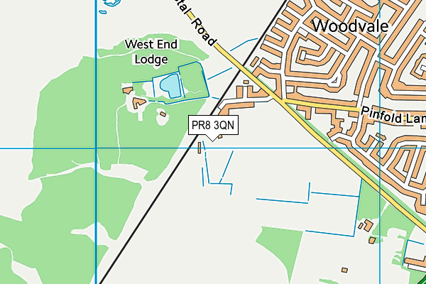 PR8 3QN map - OS VectorMap District (Ordnance Survey) PR8 3QN map - OS VectorMap District (Ordnance Survey)