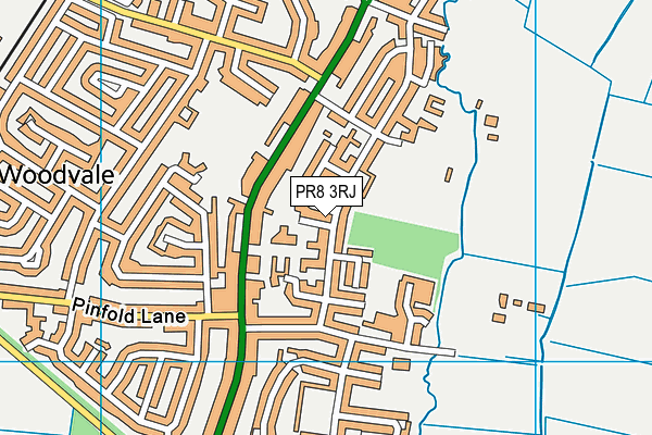 PR8 3RJ map - OS VectorMap District (Ordnance Survey) PR8 3RJ map - OS VectorMap District (Ordnance Survey)
