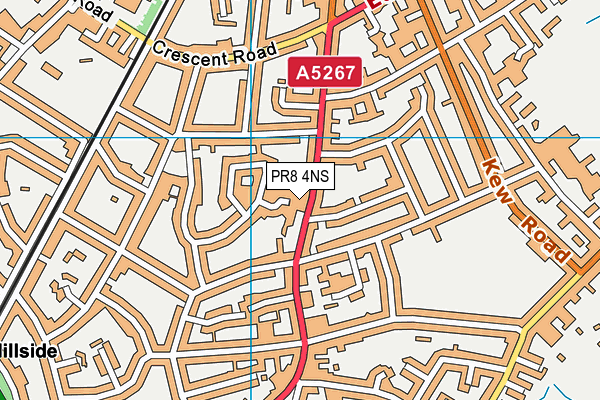PR8 4NS map - OS VectorMap District (Ordnance Survey) PR8 4NS map - OS VectorMap District (Ordnance Survey)