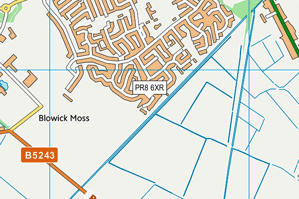 PR8 6XR map - OS VectorMap District (Ordnance Survey) PR8 6XR map - OS VectorMap District (Ordnance Survey)