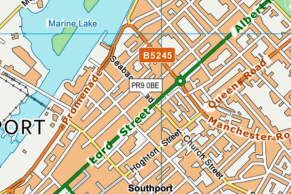 PR9 0BE map - OS VectorMap District (Ordnance Survey) PR9 0BE map - OS VectorMap District (Ordnance Survey)