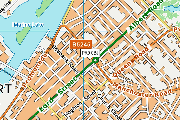 PR9 0BJ map - OS VectorMap District (Ordnance Survey) PR9 0BJ map - OS VectorMap District (Ordnance Survey)