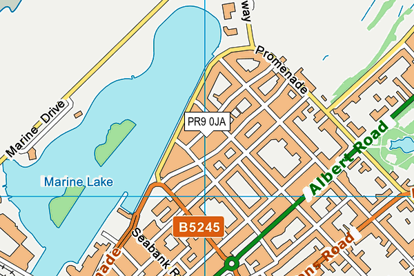 PR9 0JA map - OS VectorMap District (Ordnance Survey) PR9 0JA map - OS VectorMap District (Ordnance Survey)