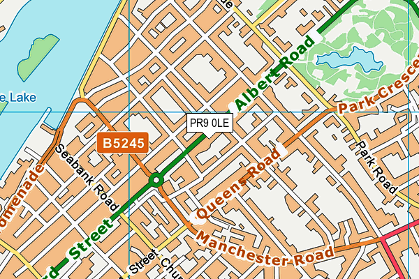 PR9 0LE map - OS VectorMap District (Ordnance Survey) PR9 0LE map - OS VectorMap District (Ordnance Survey)