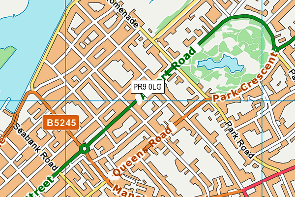PR9 0LG map - OS VectorMap District (Ordnance Survey) PR9 0LG map - OS VectorMap District (Ordnance Survey)