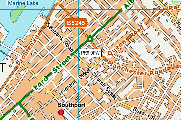 PR9 0PW map - OS VectorMap District (Ordnance Survey) PR9 0PW map - OS VectorMap District (Ordnance Survey)
