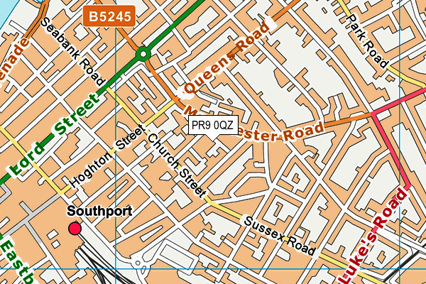 PR9 0QZ map - OS VectorMap District (Ordnance Survey) PR9 0QZ map - OS VectorMap District (Ordnance Survey)