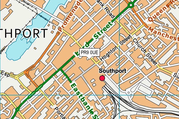PR9 0UE map - OS VectorMap District (Ordnance Survey) PR9 0UE map - OS VectorMap District (Ordnance Survey)