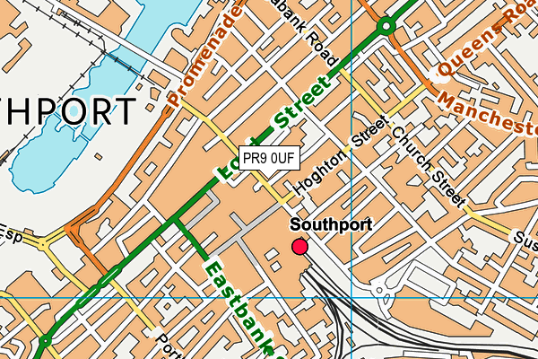 PR9 0UF map - OS VectorMap District (Ordnance Survey) PR9 0UF map - OS VectorMap District (Ordnance Survey)