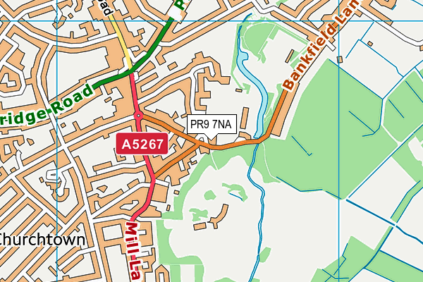 PR9 7NA map - OS VectorMap District (Ordnance Survey) PR9 7NA map - OS VectorMap District (Ordnance Survey)