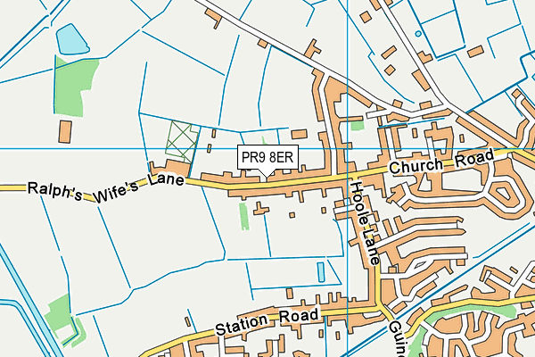 PR9 8ER map - OS VectorMap District (Ordnance Survey) PR9 8ER map - OS VectorMap District (Ordnance Survey)