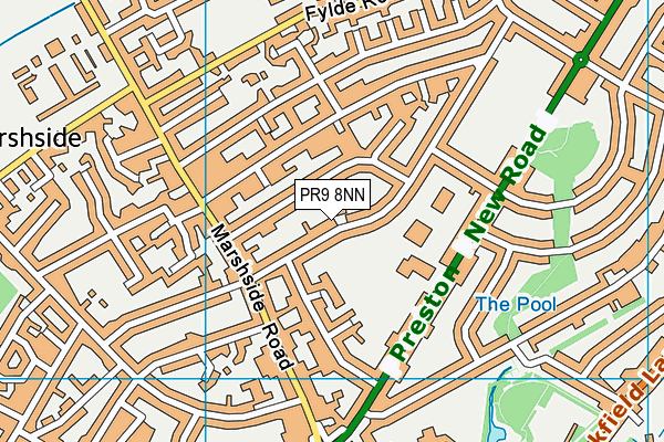 PR9 8NN map - OS VectorMap District (Ordnance Survey) PR9 8NN map - OS VectorMap District (Ordnance Survey)