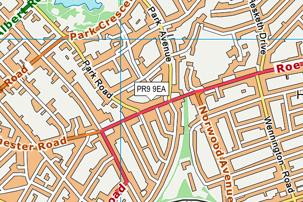 PR9 9EA map - OS VectorMap District (Ordnance Survey) PR9 9EA map - OS VectorMap District (Ordnance Survey)