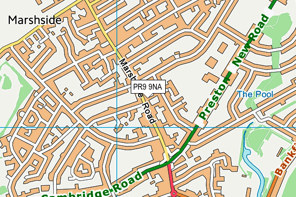 PR9 9NA map - OS VectorMap District (Ordnance Survey) PR9 9NA map - OS VectorMap District (Ordnance Survey)