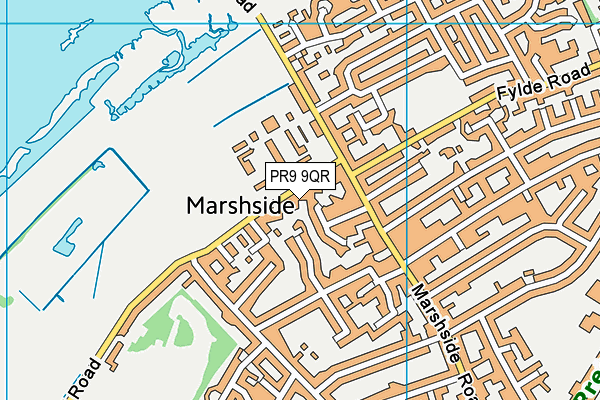 PR9 9QR map - OS VectorMap District (Ordnance Survey) PR9 9QR map - OS VectorMap District (Ordnance Survey)