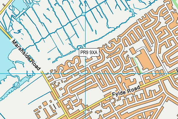 PR9 9XA map - OS VectorMap District (Ordnance Survey) PR9 9XA map - OS VectorMap District (Ordnance Survey)