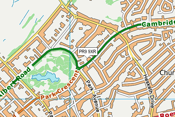PR9 9XR map - OS VectorMap District (Ordnance Survey) PR9 9XR map - OS VectorMap District (Ordnance Survey)