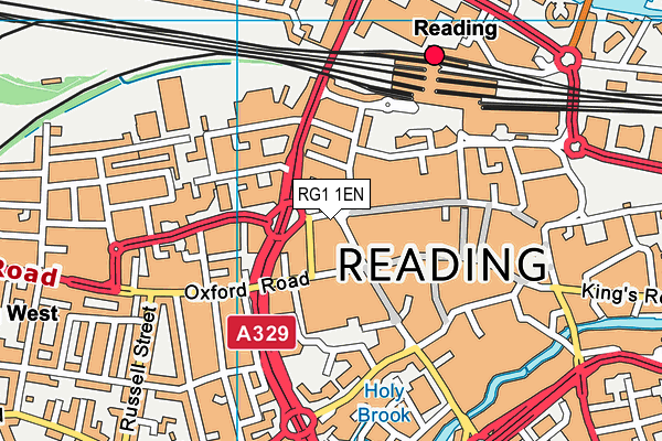 RG1 1EN map - OS VectorMap District (Ordnance Survey)