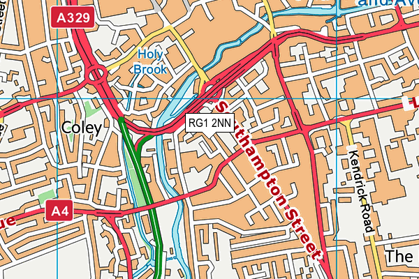RG1 2NN map - OS VectorMap District (Ordnance Survey) RG1 2NN map - OS VectorMap District (Ordnance Survey)
