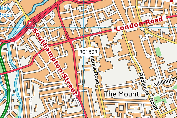 RG1 5DR map - OS VectorMap District (Ordnance Survey) RG1 5DR map - OS VectorMap District (Ordnance Survey)