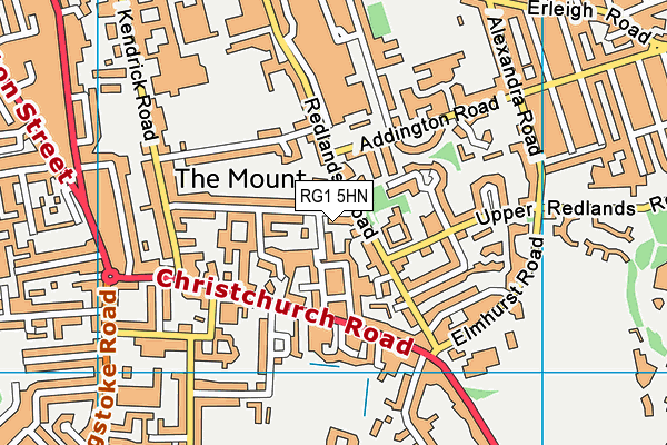 RG1 5HN map - OS VectorMap District (Ordnance Survey) RG1 5HN map - OS VectorMap District (Ordnance Survey)