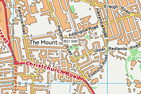 RG1 5HP map - OS VectorMap District (Ordnance Survey) RG1 5HP map - OS VectorMap District (Ordnance Survey)