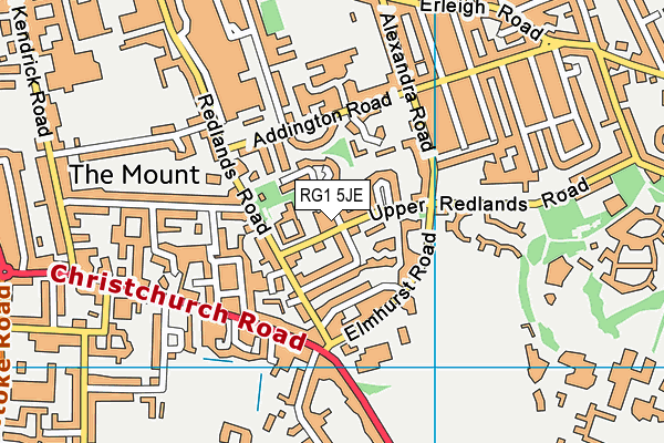 RG1 5JE map - OS VectorMap District (Ordnance Survey) RG1 5JE map - OS VectorMap District (Ordnance Survey)