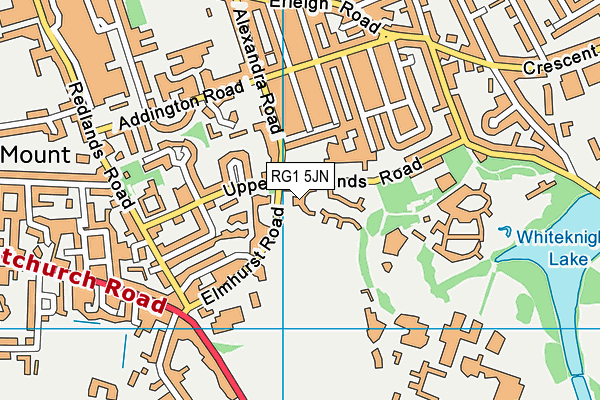 RG1 5JN map - OS VectorMap District (Ordnance Survey) RG1 5JN map - OS VectorMap District (Ordnance Survey)