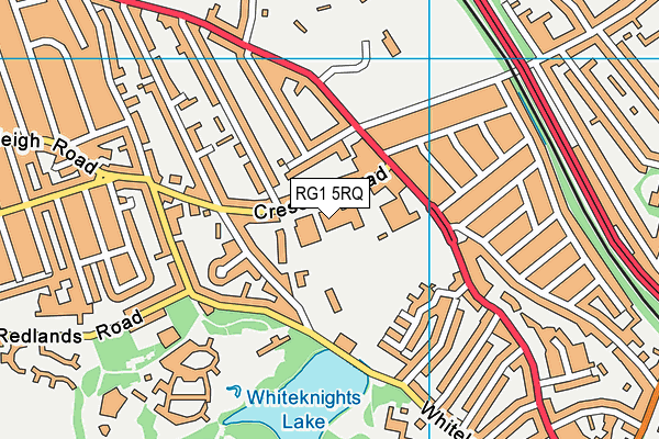 RG1 5RQ map - OS VectorMap District (Ordnance Survey) RG1 5RQ map - OS VectorMap District (Ordnance Survey)