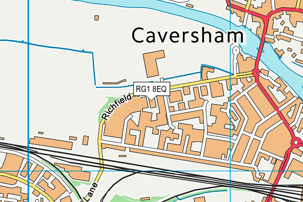 RG1 8EQ map - OS VectorMap District (Ordnance Survey) RG1 8EQ map - OS VectorMap District (Ordnance Survey)