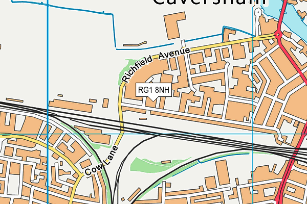 RG1 8NH map - OS VectorMap District (Ordnance Survey)