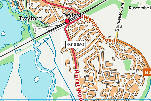 RG10 0AQ map - OS VectorMap District (Ordnance Survey) RG10 0AQ map - OS VectorMap District (Ordnance Survey)