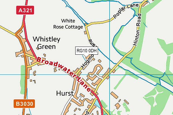 RG10 0DH map - OS VectorMap District (Ordnance Survey) RG10 0DH map - OS VectorMap District (Ordnance Survey)