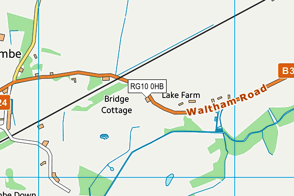 RG10 0HB map - OS VectorMap District (Ordnance Survey) RG10 0HB map - OS VectorMap District (Ordnance Survey)