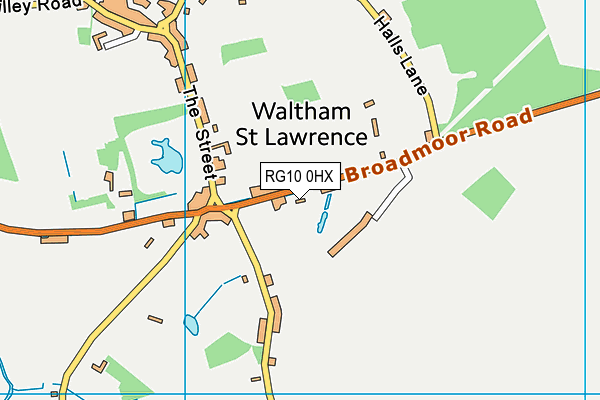 RG10 0HX map - OS VectorMap District (Ordnance Survey) RG10 0HX map - OS VectorMap District (Ordnance Survey)